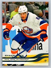 2025-26 UD Series 2 Holiday Green Foil Ryan Pulock New York Islanders #362