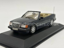 1/43 1992 Mercedes 300 CE-24 Cabriolet - Midnight Blue - Minichamps | Model Car