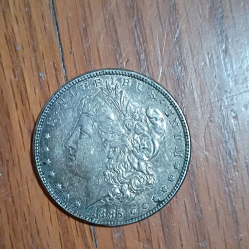 1885 Morgan Silver Dollar $1 Coin 0.9 Fineness Circulated US Silver