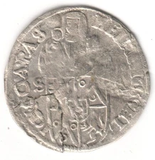 Austria Bohemia Heinrich IV. Schlick & Ferdinand II. 3 kreuzer 1630 silver