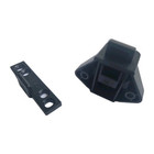 <!--F#f_0-->Caravan Cupboard Door Lock Back Catch Striker REPLACEMENT KIT - Black<!--F/-->