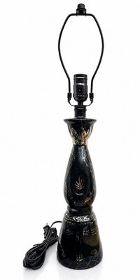 Clase Azul Black Decorative Collectible Liquor Bottle Lamp 750 ml