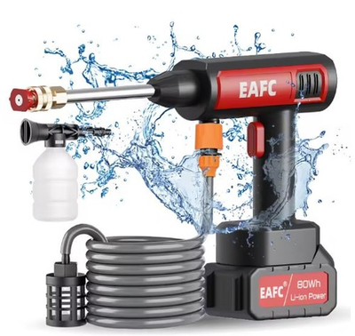 #ad Electric High Pressure Washer 21V 60bar Cordless Portable Car Wash Spray Water $105.00