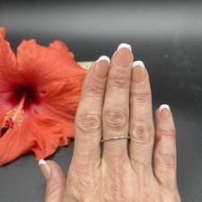 Stunning Unique Handmade 925 Sterling Silver Stackable Band Ring B116