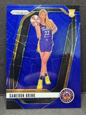 2024 Panini Prizm WNBA Cameron Brink Rookie Blue Lazer Velocity Sparks #143 RC