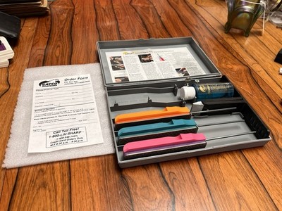 GATCO EDGEMATE PROFESSIONAL 3 STONE DIAMOND KNIFE SHARPENING KIT