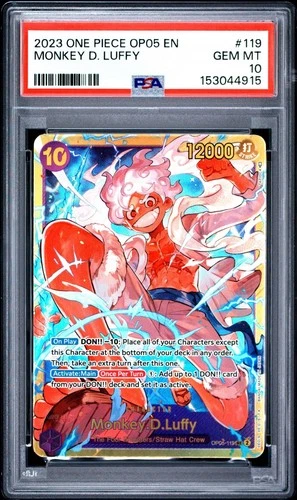 One Piece En Monkey D Luffy OP05-119 PSA 10 Gem Mint