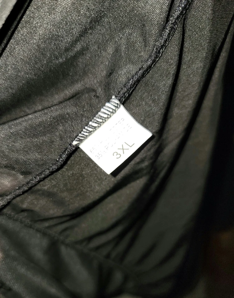 Women's Silky Sexy Lingerie, Black, Size 3XL - Image 3 of 3