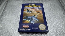 F-15 Strike Eagle Nintendo NES W/Manual VGC 8 Bit Retro PAL 1991 #0207