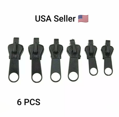 #ad Fix Zipper Zip Slider Repair Instant Kit Removable Rescue Replacement Pack of 6P $4.95