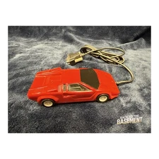 Rare Vintage Motor Mouse Lamborghini Countach Wired Computer Mouse