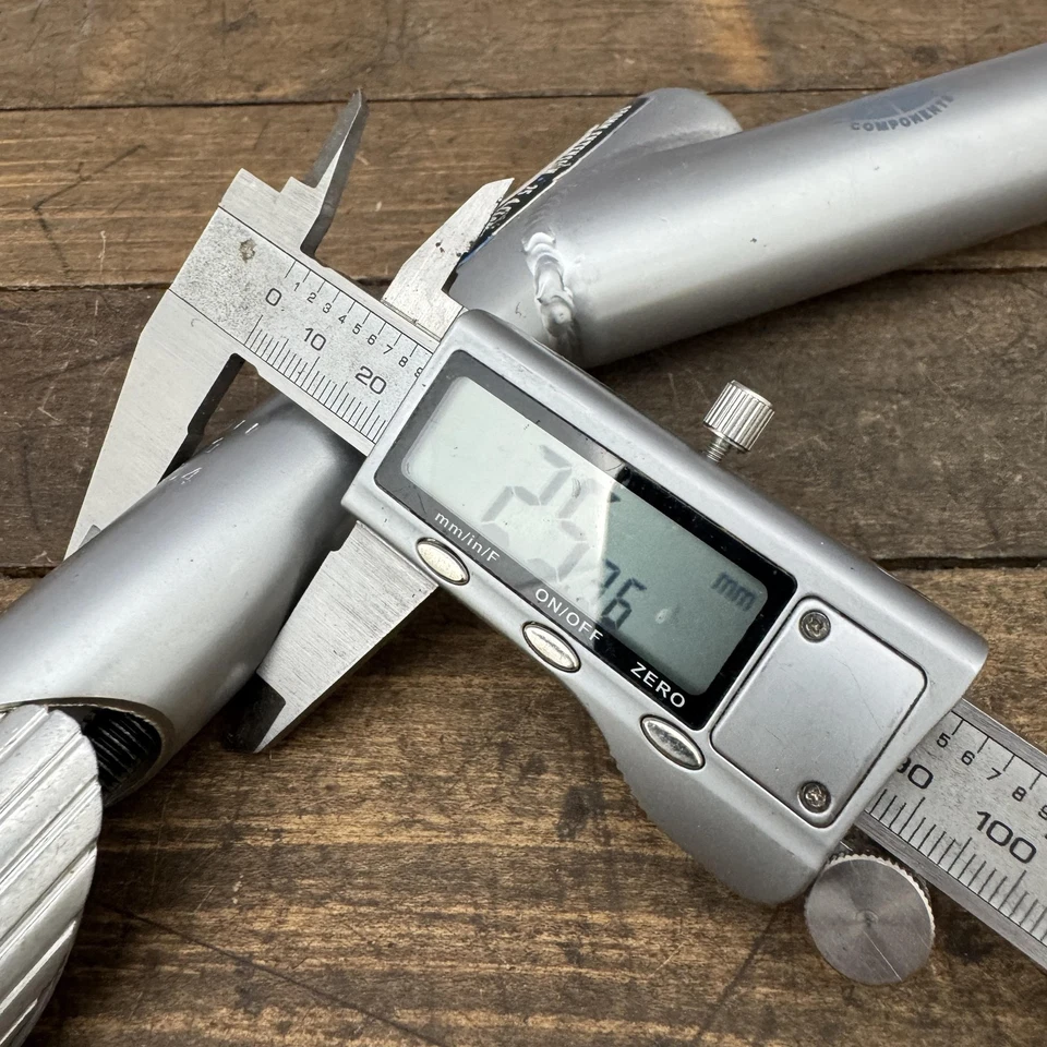 Vintage Quill Riser Stem Trek 25.4mm Quill Clamp 1 1/8 Threaded Gravel Dirt Drop - Image 3 of 4