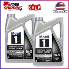 (2 pack) Mobil 1 Advanced Full Synthetic Motor Oil 5W-20, 5 Quart 53.82 per gallon