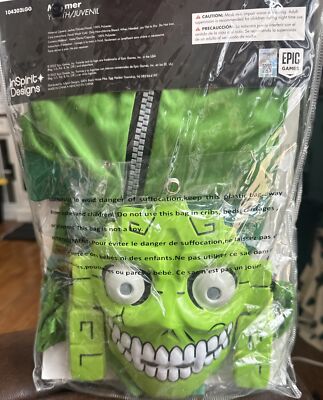 InSpirit Designs Fortnite Mezmer Youth Costume - Officially Licensed, Includes Jacket, Hood, Mask & Gloves, Size Large - View #2