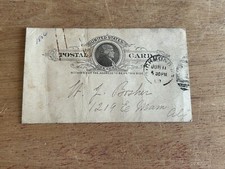 American Legion Honor Napoleon Council Postal Card June 1885 Vintage Antique