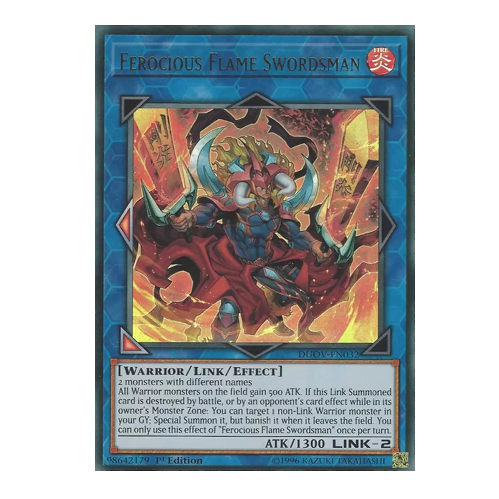 Ferocious Flame Swordsman - Duel Overload - YuGiOh