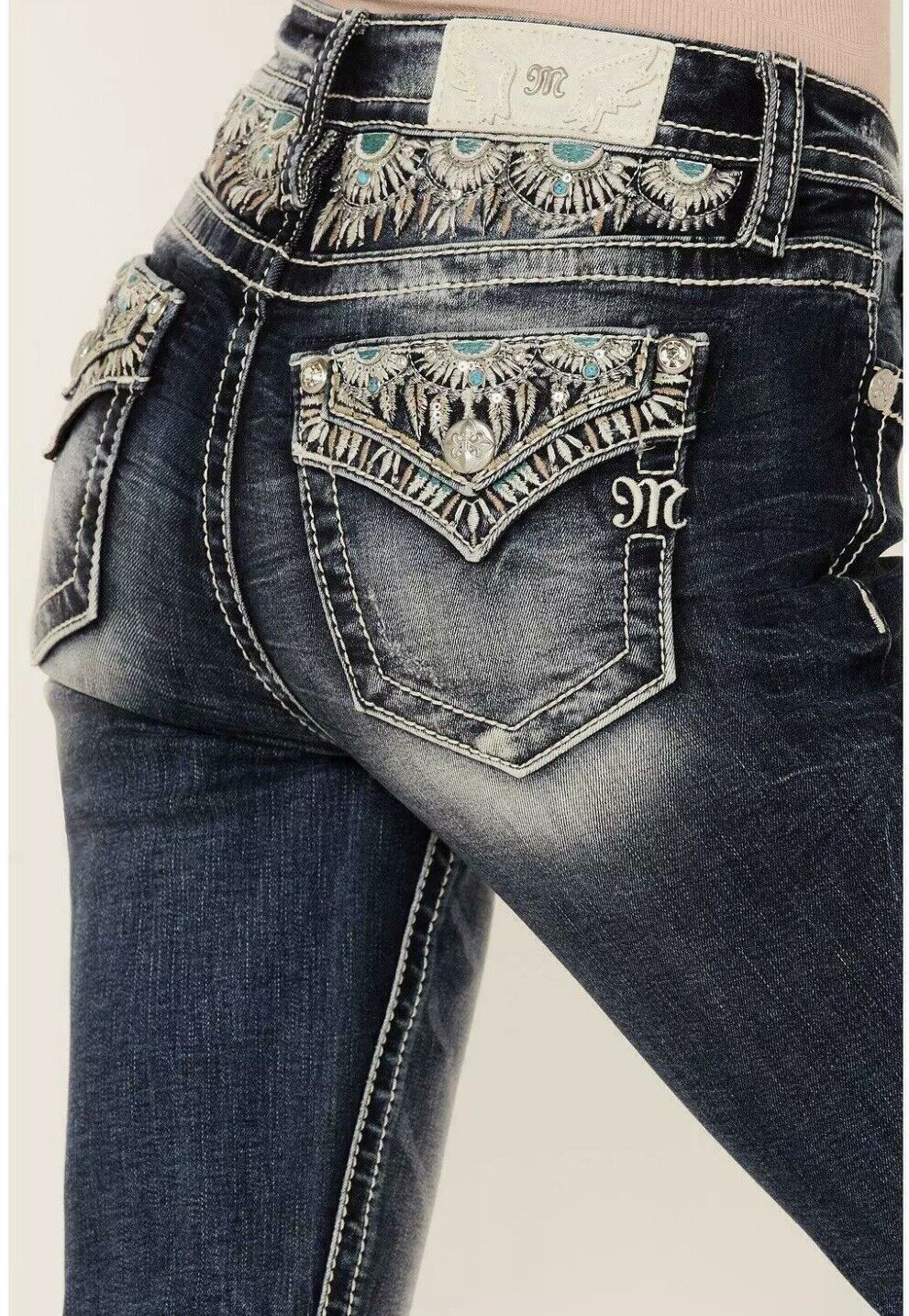 Miss Me Jeans Size 29 Mini Dream Catchers Brand NWT AWESOME 🤩 RARE 114 ...