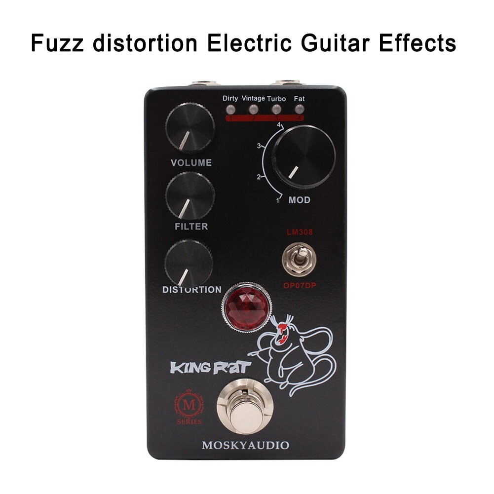 ギター ProcoRAT LM308N made in USA Dr. Lake MOD Pro Co Rat Circuit Based Fuzz Distortion Guitar Effects