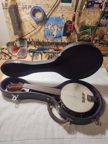 1920's Lyon-Healy Banjo Ukulele with OHSC in VG condition.