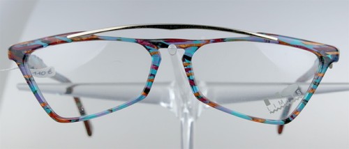 NO LIMITS 8102 Brille Brillengestell Mehrfarbig Kunststoff Extravagant Damen NEU - 第 1/3 張圖片