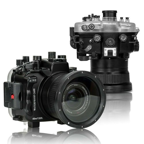 Seafrogs 40m/130ft Underwater Camera Housing Case Diving For Sony A7iii A7RIII - Picture 2 of 12