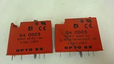 Lot Of 2 --- Opto 22 G4 Odc5 Solid State Output Relay Dry Contact, 5 Volt Logic