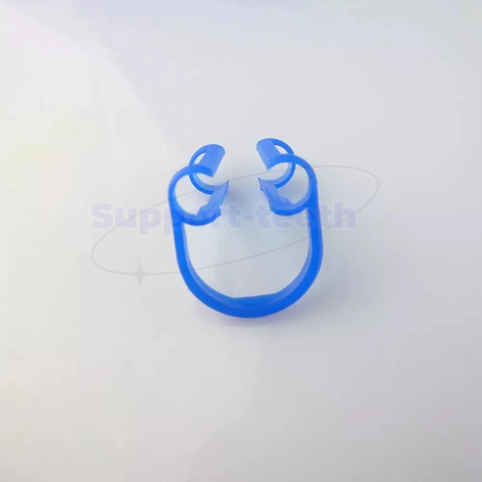 50pcs/Bag Dental Disposable Cotton Roll Holder Blue Plastic Teeth Clip Holders - Image 4 of 4