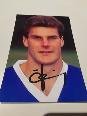 Signed photo Dieter Hecking VfB Leipzig new 