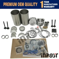 Z602 New Overhaul Rebuild Kit for Kubota Engine BX1500 Piston ring valve