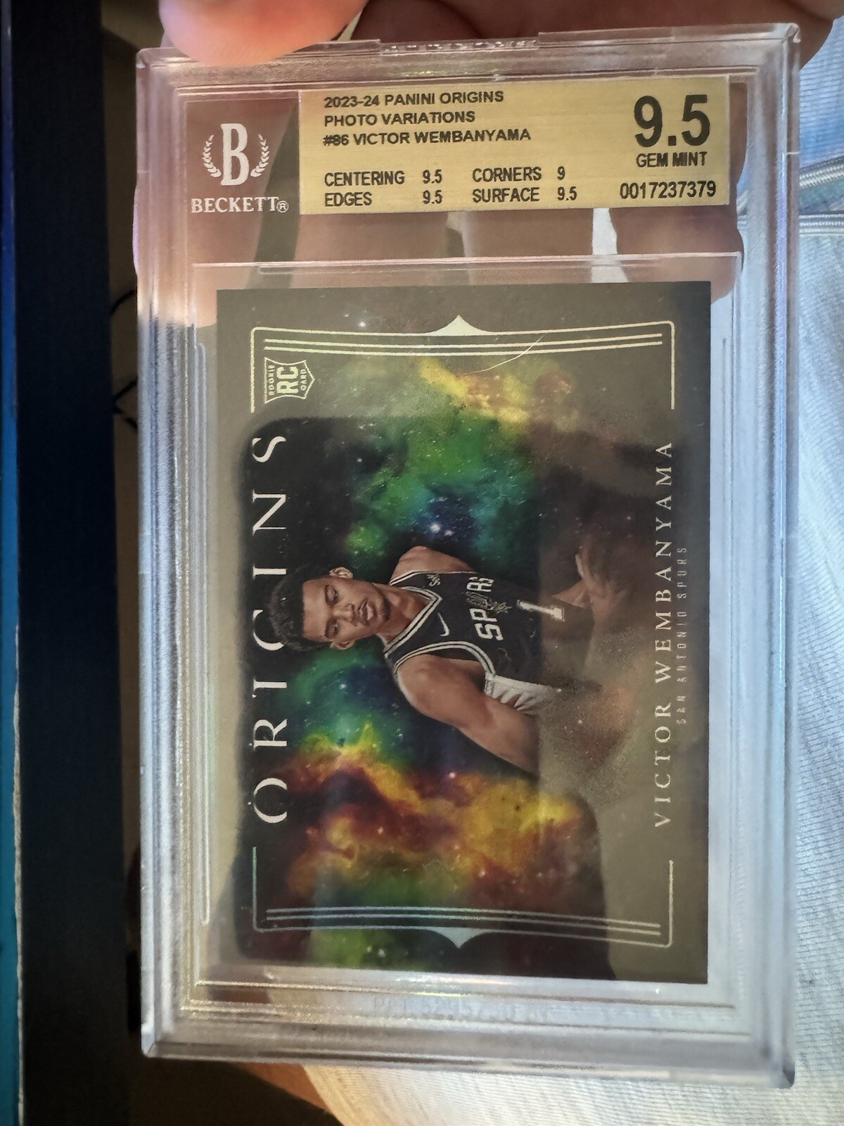 2023-24 Panini Origins Victor Wembanyama #86 RC Rookie Variation Case Hit SSP