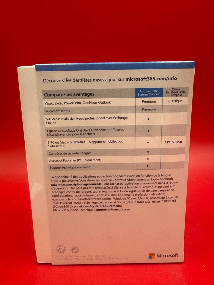 Microsoft 365 Business Standard 1 year KLQ-00671 NEW SEALED Excel Office ✅❤️️ - Image 3 of 4