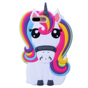 3d Unicorn Cartoon Soft Silicone Rubber Cute Case Cover Iphone X 5s 6 6s 7 8plus Ebay