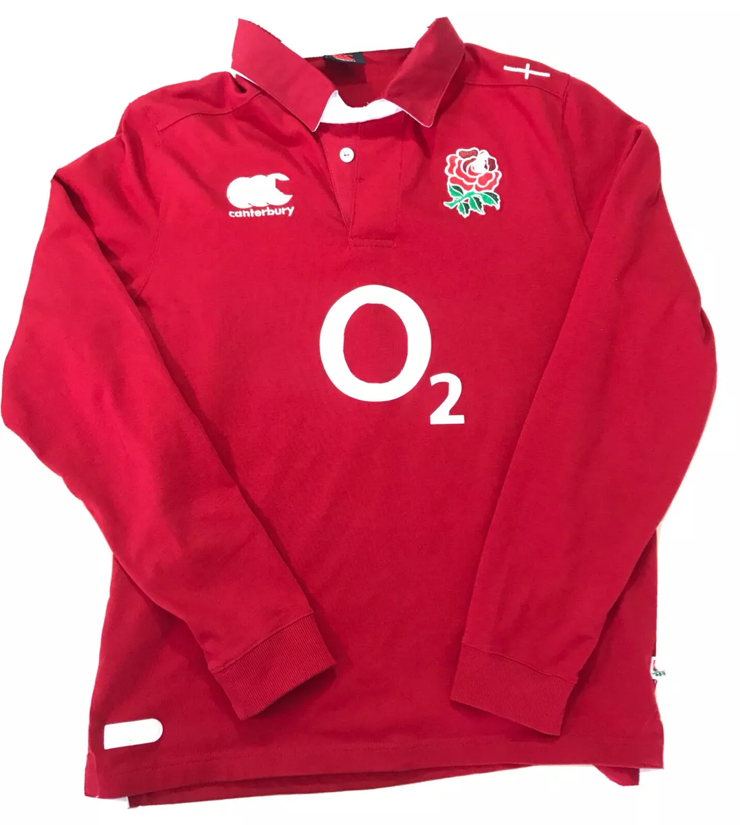 Canterbury England National Team Rugby Jersey Mens Large eBay