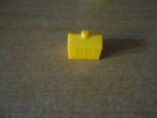 ricambio x gioco da tavolo-MONOPOLINO-CASETTA IN PLASTICA GIALLA