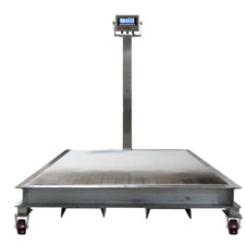 SellEton SL-800-SS-PPF 5'x 7' Portable Stainless Steel Pit Frame Scale Protector