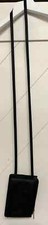 Black Crossbody Travel Bag / Wallet I 7" x 4.5" I Faux Black Leather I 27" Strap