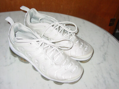 2019 Mens Nike Air Vapormax Plus White/Pure Platinum Running Shoes! Size 
