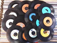 DEKO SCHALLPLATTEN 7 SINGLE VINYL 10 STÜCK A...