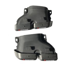  For Mercedes Benz GLC GLE C-Class W205 Akrapovic Carbon Fiber Exhaust Tip Pipe