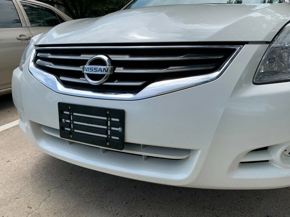 Soporte de placa de matrícula adaptador de reubicador de montaje kit de parachoques soporte para Nissan Foto 4 de 4