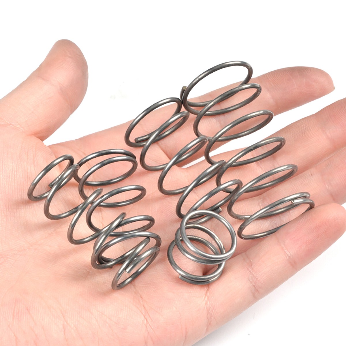Federstahl-Druckfeder, 1,5mm x 13mm x 55mm, zylindrische Entriegelungsspule, 5 Stück, 5 Stück, 1,5mm x 13mm x 55mm
