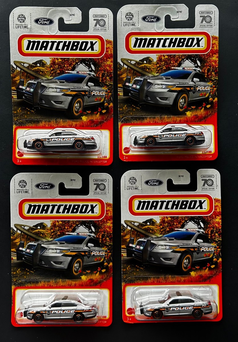 Matchbox 70th Anniversary Ford Police Interceptor (Lot of 4) | eBay