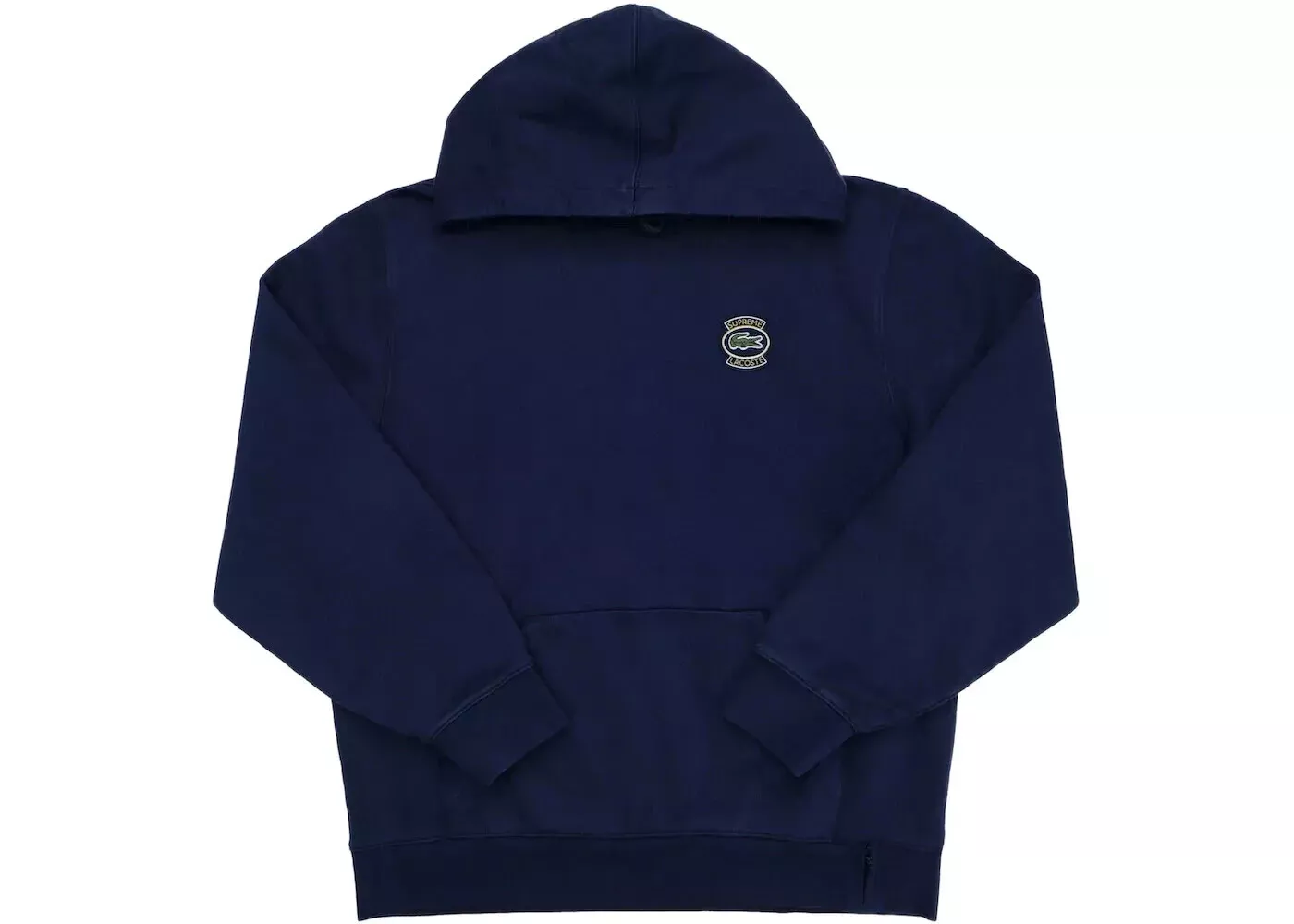 Sweat à capuche SS18 Supreme LACOSTE bleu marine taille S neuf avec étiquette