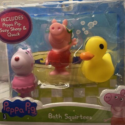 Peppa Pig Bath Squirtees Squirters Swimming Pool Toy Suzy Sheep