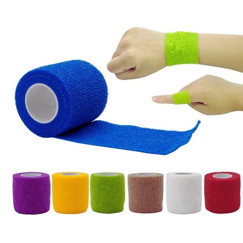Kohäsive Bandage, 4" x 5 Yards, Regenbogen Ton Elastisch Weich Flexibel - Bild 9 von 10