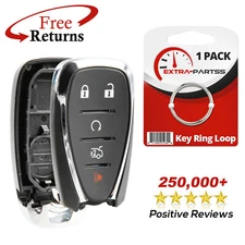 Remote Shell Case Pad Replacement No Electronics For Chevrolet 5b rs (HYQ4EA)