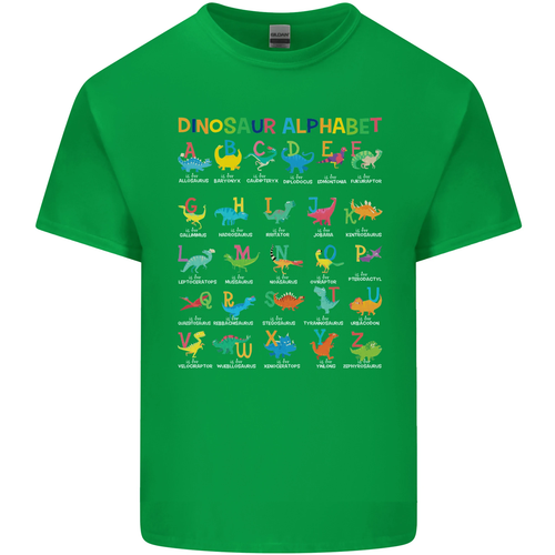 Dinosaur Alphabet T-Rex Funny Kids T-Shirt Childrens - Picture 7 of 67
