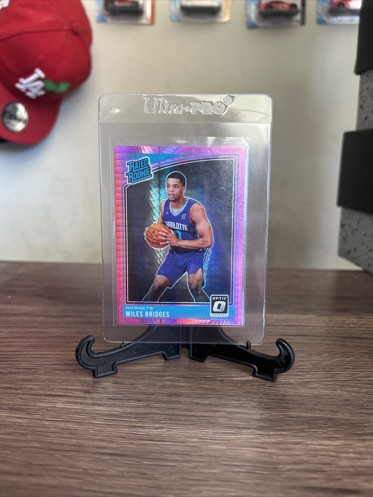 2018-19 Donruss Optic Rated Rookie Hyper Pink prizm Miles Bridges Rookie RC #172