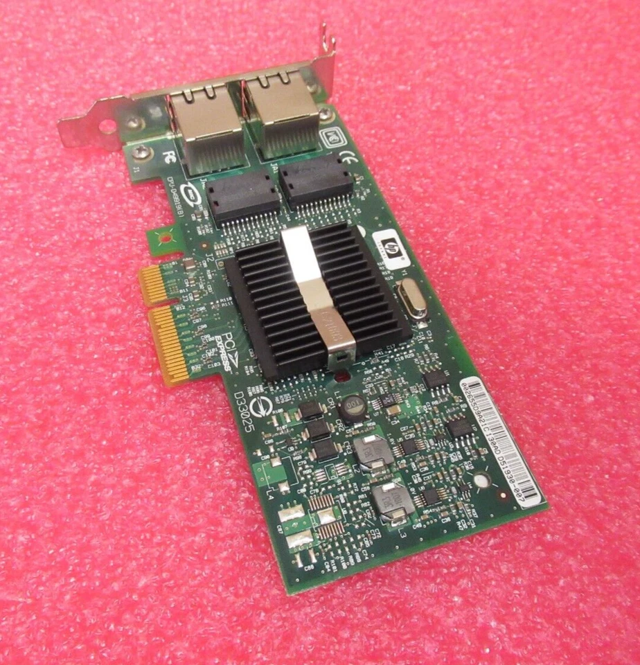 HP NC360T 2x 1GbE RJ45 Port PCIe x4 Server Network Adapter 412651-001 412648-B21 - Image 3 of 4