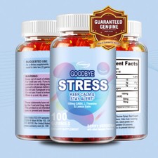 Goodbye Stress - GABA, L-Teanina, Alivio del Estrés Estrés Sueño, Calma la Mente